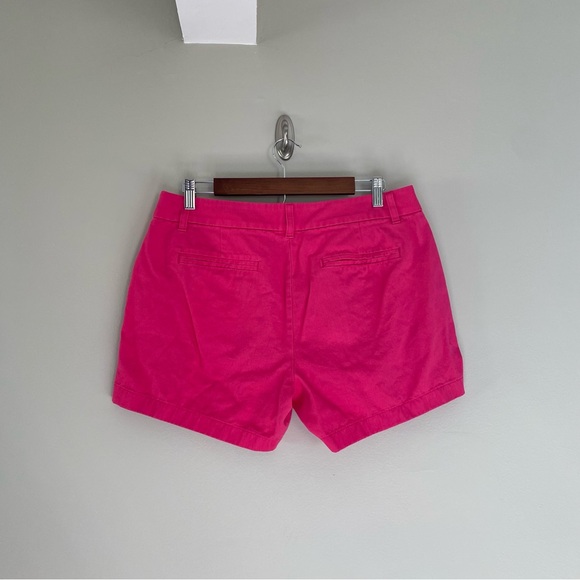 J. CREW Hot Pink Classic Chino Shorts Size 10 - Picture 6 of 9